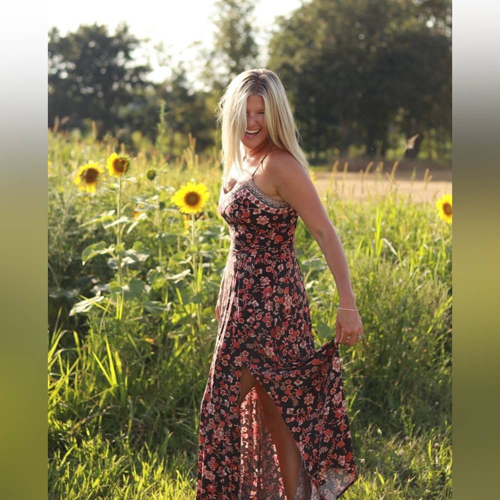 Black floral Idyllwind Dress